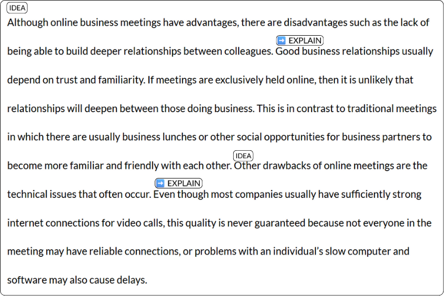 paragraph example format
