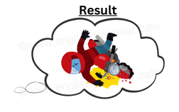 A motorbike accident.