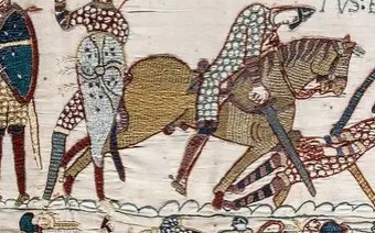 Shows the tapestry.